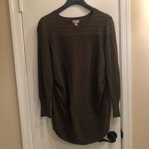 Tunic Length Maternity Sweater
